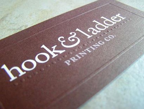 Hook & Ladder Business Card