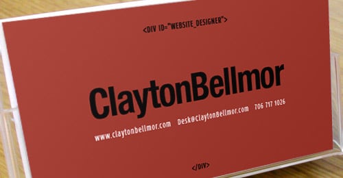 ClaytonBellmor Website Design