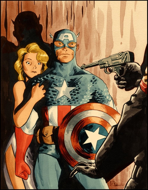 Captain America Cover by DocShaner