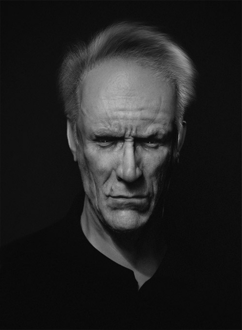 Clint Eastwood by Hasan Bajramovic