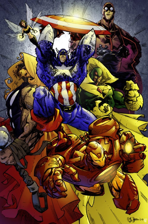 The Avengers by Simon Gough