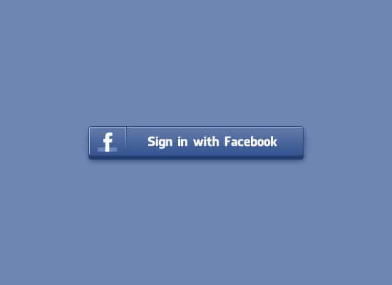 Sign In Facebook Button