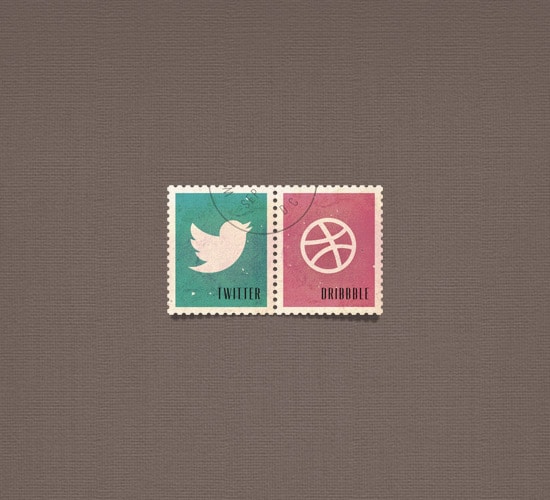 Social Media Postage Stamps 