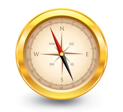 How to Create a Golden, Vector Compass in Illustrator