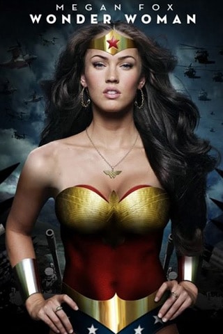 Megan Fox – Wonder Woman iPhone Wallpaper