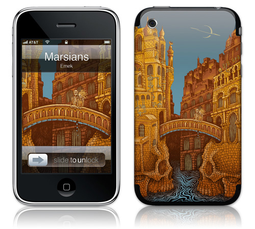 Marsians - Skin for your iPhone 3G - Created by EMEK