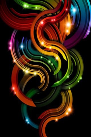 Color Curves iPhone Wallpaper