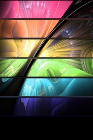 Neon Wingz iPhone Wallpaper