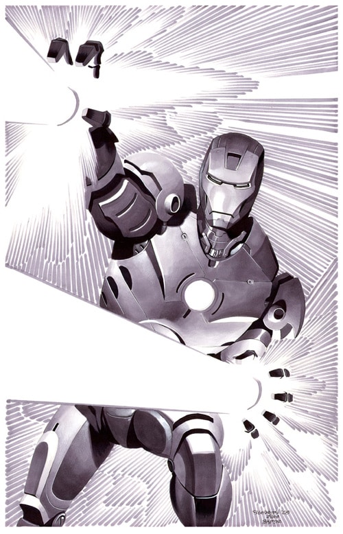 Iron Man- Marker Illo by chriss2d