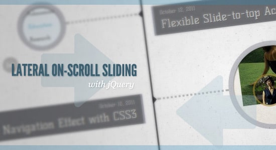 Lateral On-Scroll Sliding with jQuery