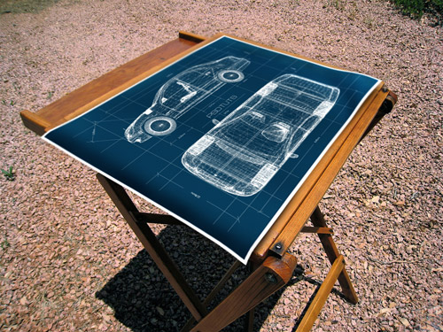 Create a Realistic Blueprint Image From a 3D Object
