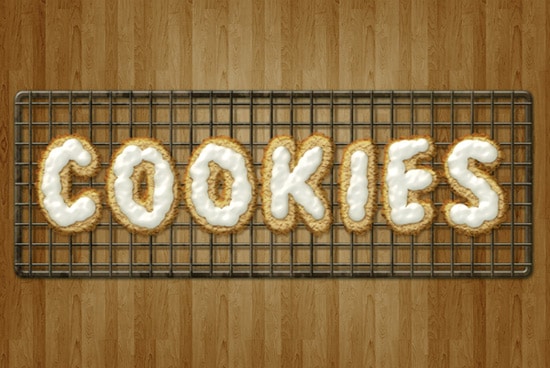 Create Delicious Cookie Text Using Photoshop