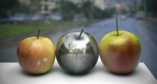 How to Create a Photo-Realistic Metal Apple in Photoshop