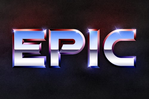 Recreate the Epic 80?s Metal Text Effect in Photoshop