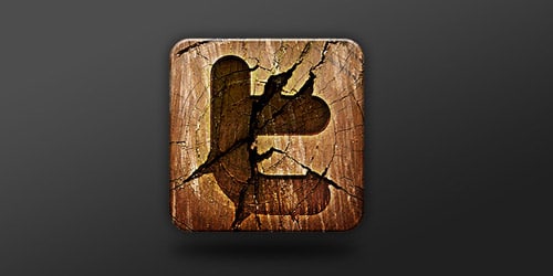 Create a Wooden Social Media Icon Quickly with Photoshop