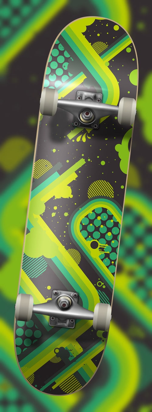 Skateboard Deck Design by Matt-X-Design