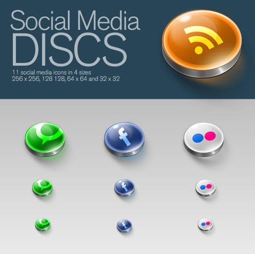 Social Media Discs by zeolyte