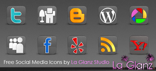 DarkSocial: A Free and High-Quality Social Media Icon Set