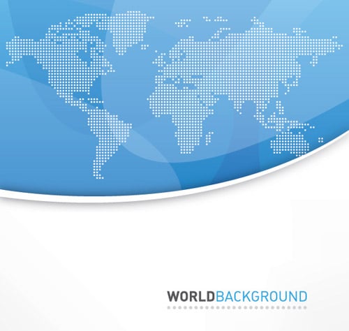 World Background Vector Graphic BY dryicons