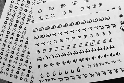 The Making of GUI Design Icons Font
