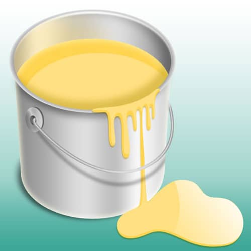 How to Create a Shiny Paint Bucket Icon