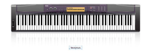 How to Create an Electronic Piano in Illustrator