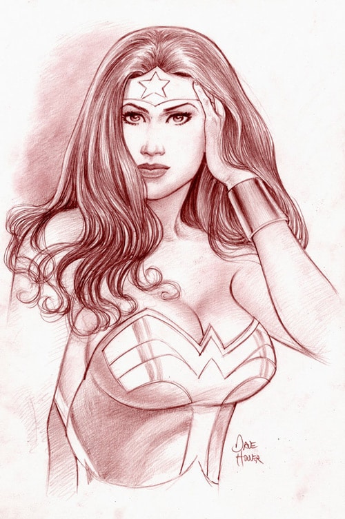 Wonder Woman Sketch by Tarzman