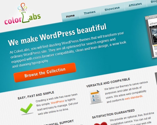 At ColorLabs, you will find dazzling WordPress themes that will transform your ordinary WordPress site. 